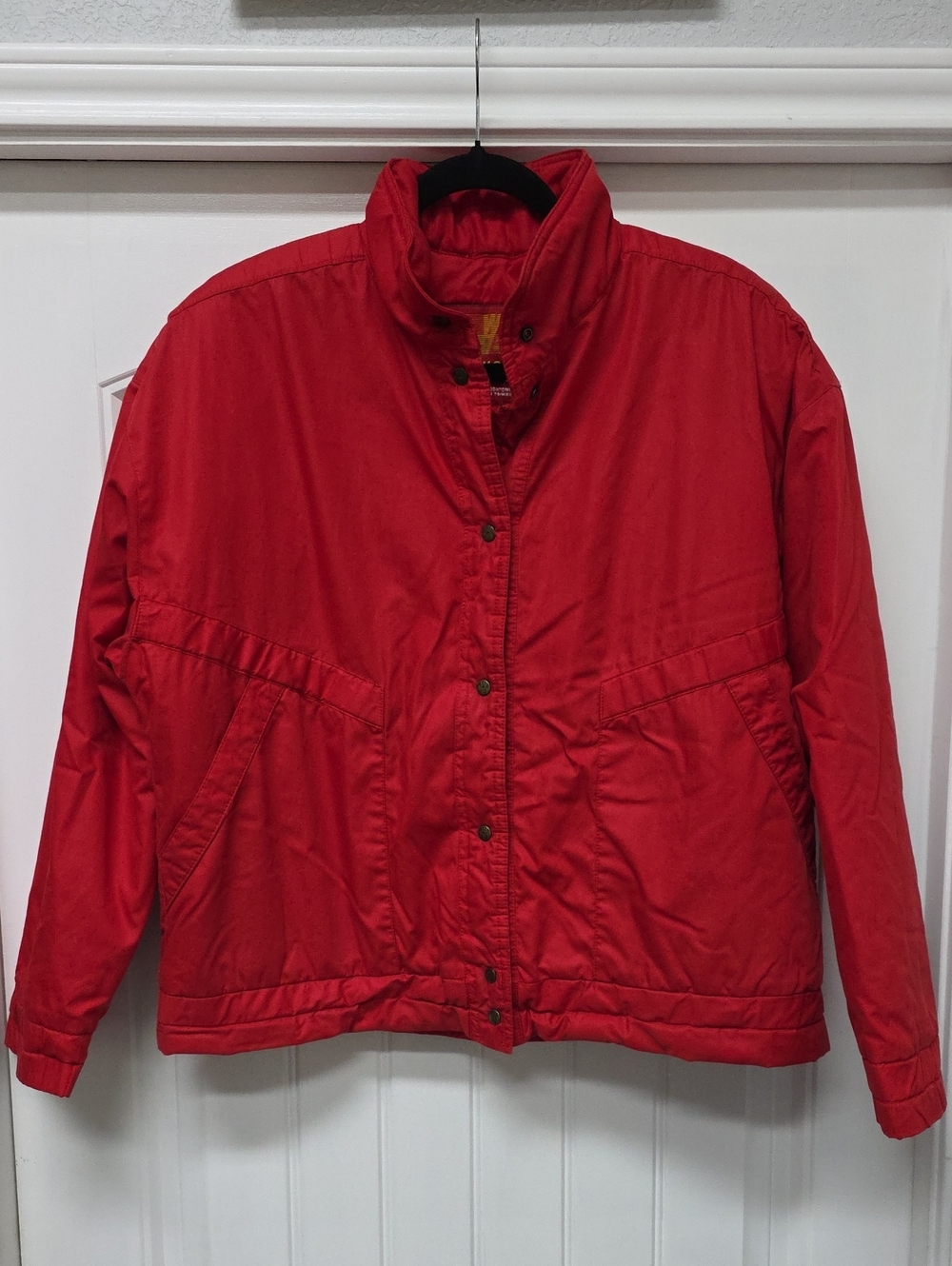 London Fog x Vintage 70s/80s Red Puffer Bomber Jacket - Sz 7/8